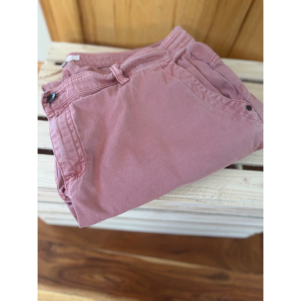 Orvis Womens Pink/Mauve Straight Leg Stretch Cotton Chino Pants Size 14